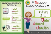 รณรงค์มาตรการประหยัดพลังงาน เทศบาลตำบลต้นไทร